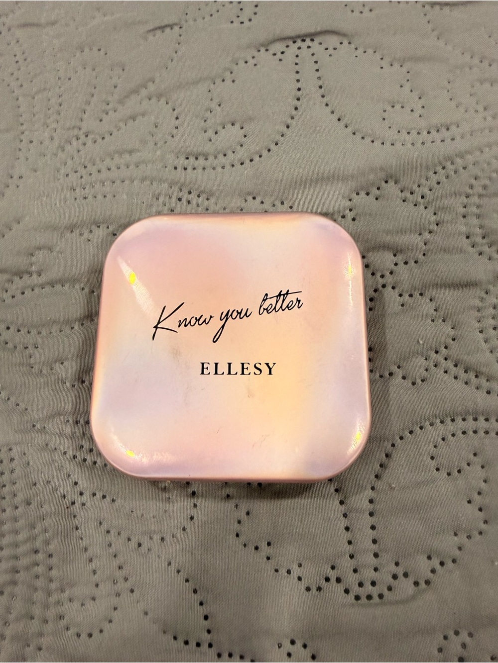 Pink Iridescent Compact Case - Know You Better